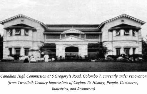 Canadian Properties in Colombo Oliver Castle, Canadian Chancery Canadian High Commission in Sri Lanka