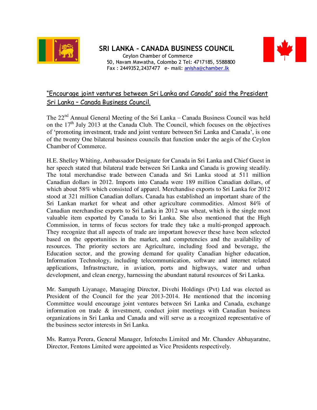 Srilanka_Canada_Biz_AGM_2013