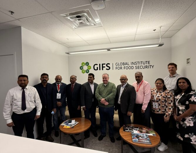 Sri Lanka – Canada Business Council Delegation Meets with Global Institute for Food Security (GIFS)